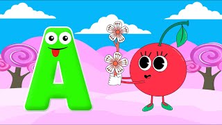 Phonics Song with TWO Words  A For Apple A For Ant  ABC Alphabet Songs with Sounds for Children [upl. by Schriever]