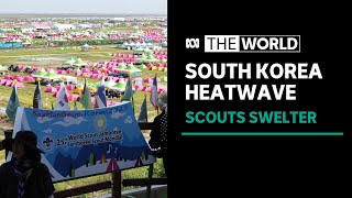 World Scout Jamboree in South Korea goes on after hundreds suffer heat exhaustion  The World [upl. by Lebiralc]