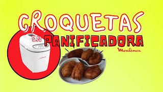 🟢 Croquetas de beicon en la PANIFICADORA MOULINEX 🥓😋 [upl. by Peter542]