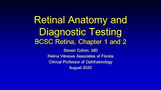 Retina Anatomy and Diagnostic Testing [upl. by Schulz]