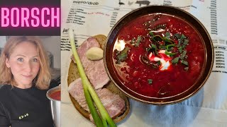 Borsch oder Rote Bete Suppe mit oder ohne Thermomix kochen [upl. by Boleyn]