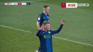 Davis KeillorDunn scores the second goal at Salford [upl. by Berg]