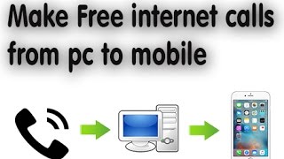 How to make free Internet Calls on pc to mobile [upl. by Hpesojnhoj]