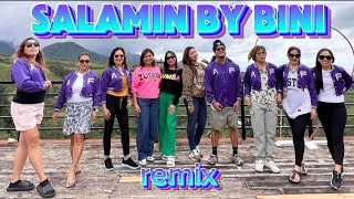 SALAMIN SALAMIN  BINI  REMIX  ZUMBA FITNESS  DANCE FITNESS  WINSTON FUENTES [upl. by Stine]