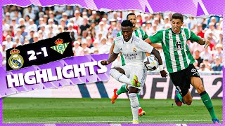 Real Madrid 21 Real Betis  HIGHLIGHTS  LaLiga 202223 [upl. by Dirtsa926]