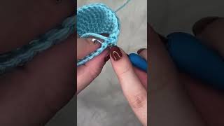 Single Crochet Stitch Tutorial For Amigurumi amigurumi shorts [upl. by Townie]