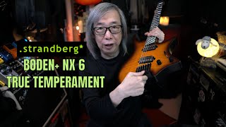 Very Interesting The Strandberg BODEN NX 6 TRUE TEMPERAMENT [upl. by Iznek]