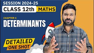 Determinant Detailed One Shot  Class 12 Maths CH  4 Detailed One Shot  VidyaWise [upl. by Enaitsirk]