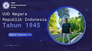 Periodisasi Pemberlakuan UUD 1945 di Indonesia  Materi kelas XI [upl. by Ynafets]