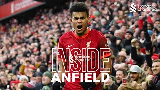 Inside Anfield Liverpool 31 Norwich City  Best view of the Reds Premier League [upl. by Jobye]