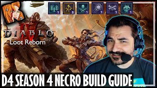 KRIPP’S BOSS KILLER NECRO BUILD GUIDE Season 4  Diablo 4 [upl. by Dagnah432]