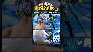 Deku vs Shigaraki Stop Motion myheroacademia anime actionfigure stopmotion midoriyaizuku mha [upl. by Thesda]