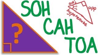 Maths Tutorial Trigonometry SOH CAH TOA trigonometric ratios [upl. by Kohsa]