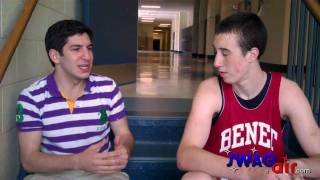 Frank Kaminsky  SWAGair interview w Dan Poneman  Wisconsin Basketball Recruit [upl. by Nogem]