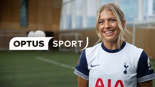 CHARLI GRANT I LOVE Tottenham  Matildas defender surrounded by Aussies in North London [upl. by Melar]