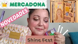 NOVEDADES MERCADONA COLECCIONES quotSHINE FESTquot Y quotSPIRITUAL NOMADquot 12 makeup essentials RESEÑA [upl. by Akiehsat]