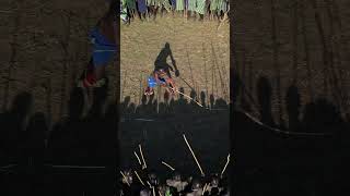 Donga stick fight from the sky  Surma tribe shorts ethiopia [upl. by Zsa Zsa]