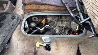 Toyota Previa Engine Location [upl. by Llerej]