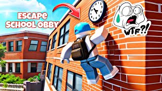 NEW Escape School Obby 🎃  Roblox Gameplay roblox obby [upl. by Rafael]