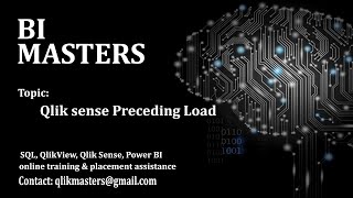 Qlik sense Preceding Load [upl. by Jacobson980]