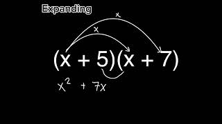 Expanding Brackets FOIL Method tutorial maths expandingbrackets [upl. by Morgan494]