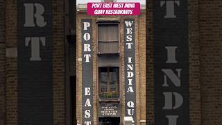 Restaurants at the Port East West India Quay In Canary Wharf London UK  Steffanie’s Journey [upl. by Resarf]