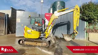 KOBELCO SK55 SRX6  5T MINI EXCAVATOR  RS MACHINERY HIRE AND SALE [upl. by Priestley840]