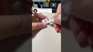 Drawing ChickfilA logo on the keyboard shorts diy art tiktok trending [upl. by Eimrej]