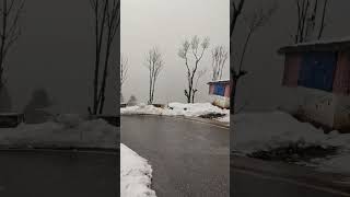 Live Snowfalling🌨❄ Lasdana Azad Kashmir View☃️ viral snowfall [upl. by Conney]