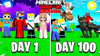 DRAGONFIRE Minecraft 100 Day Group Survival [upl. by Acilgna567]