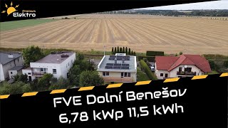 Fotovoltaika Dolní Benešov 678 kWp 115 kWh [upl. by Mchail616]