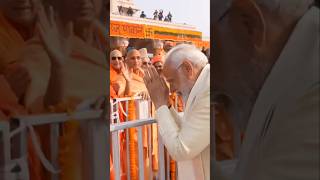 PM Shri Narendra Modi Ji Ram Mandir Aarti Darshan Latest Vlogs Shorts l shorts l viralshorts l [upl. by Ecnaralc2]