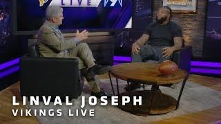 Linval Joseph Explains The Oxygen Tank Mentoring Hunter Weatherlys Success  Minnesota Vikings [upl. by Nolyad]