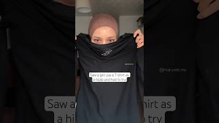 An actual sports hijab omg hijabi hijab hijabtutorial hijabinspiration maryam maryammalik [upl. by Norford]