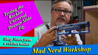 Testing the Rockler Universal Drawer Slide Jig  Easy Setup [upl. by Juana]