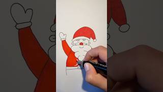 How to draw a funny Santa Clause easy  Step by step Drawing 🎅 [upl. by Neslund433]