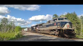 NS Wabash heritage unit leads 30T [upl. by Nuawtna307]