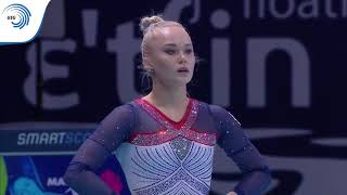 Angelina MELNIKOVA RUS  2019 Artistic Gymnastics Europeans vault final [upl. by Casavant]