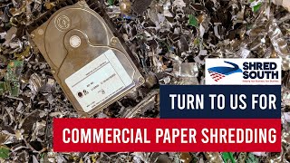 At Shred South We Offer Commercial Paper Shredding Services [upl. by Yttiy7]