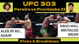 UFC 303  Pereira vs Procházka II Picks amp Breakdown [upl. by Yekim297]