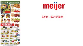 Meijer Weekly Ad US  02042024  02102024 [upl. by Liddy230]