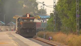 Rameswaram Humsafar Express behind humming EMD WDG4 sprint Ranoli Shishu [upl. by Pansie709]