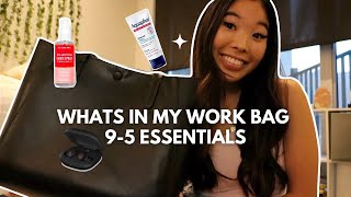 WHATS IN MY WORK BAG👜💌  95 essentials for corporate [upl. by Agathe]