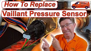 How To Replace a Vaillant Water Pressure Sensor F75 in the Display Step by Step Instructions [upl. by Cloe]