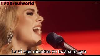 Adele  Set Fire To The Rain Live An Audience With Adele Traducida Al Español [upl. by Tavey]