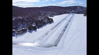 Ice Rink MINI 2 4K LacBeauport Quebec [upl. by Nageem392]