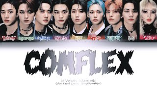 KARAOKE STRAY KIDS「 COMFLEX 」 9 Members ver Color Coded Lyrics HanRomEng [upl. by Gerard]