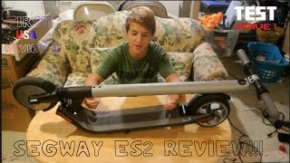 Ninebot ES2 by Segway REVIEW AND TEST DRIVE [upl. by Aleahcim89]