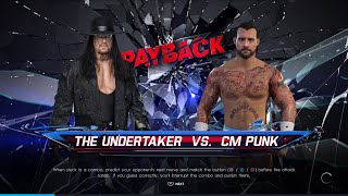 WWE 2K22 CM Punk Vs The Undertaker In Normal Match Gameplay On PS4 [upl. by Eamanna109]