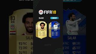 BASE vs BEST CARD  Mo Salah 🇪🇬 [upl. by Mareah]